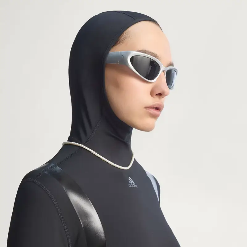 Maxi abito Techfit Black miniatura 3