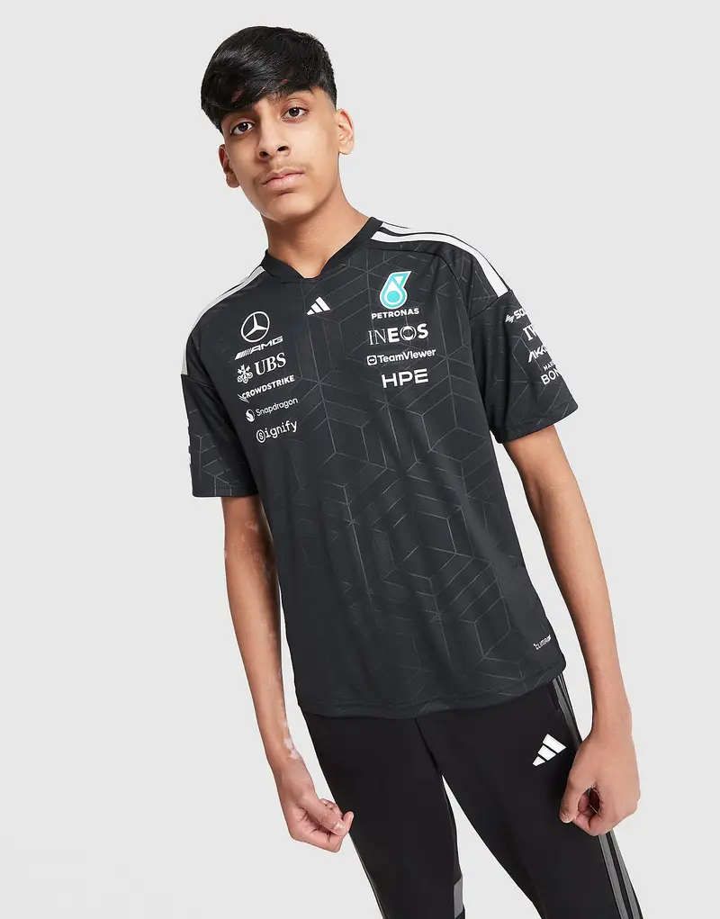 Mercedes AMG Petronas Formula Driver Shirt Jnr, nero