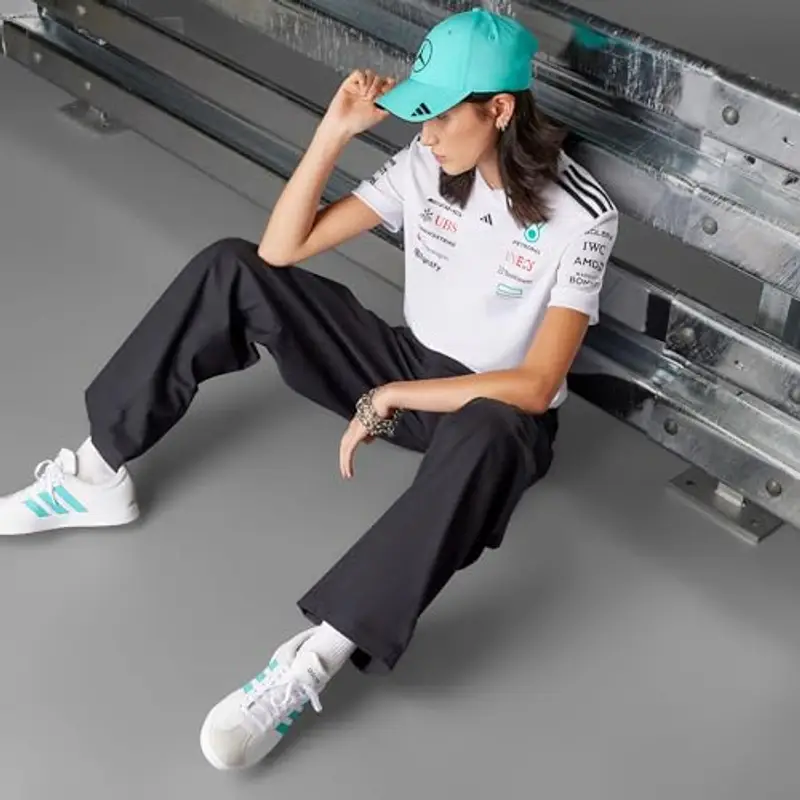 adidas Mercedes - Amg Petronas Formula One Team Driver cap, Cappellino da Baseball Unisex - Adulto, Semi Mint Rush/Black, S miniatura 2