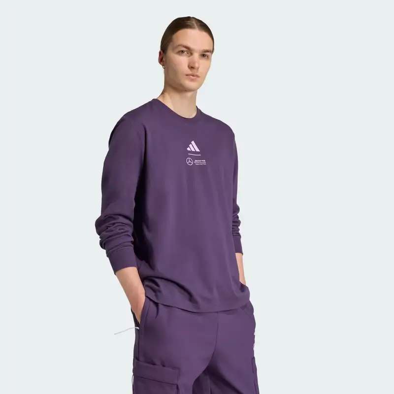 Adidas T-shirt Viola 3139240 miniatura 3