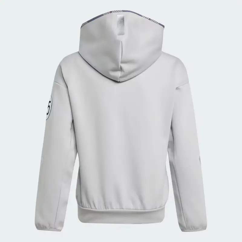 Mercedes - AMG Petronas Formula One Team Silver Arrows Cappuccio con zip intera bambino Grey Two miniatura 2