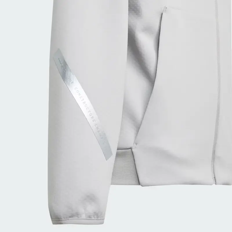 Mercedes - AMG Petronas Formula One Team Silver Arrows Cappuccio con zip intera bambino Grey Two miniatura 4