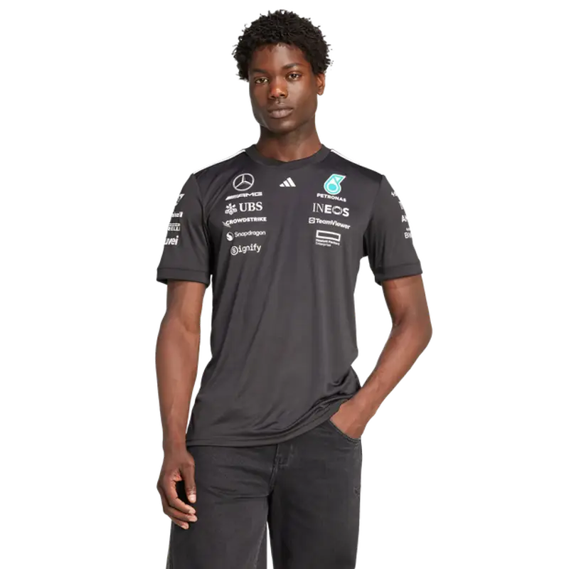 Adidas mercedes male Maglie/Repliche - Nero - Poly Mesh - Foot Locker