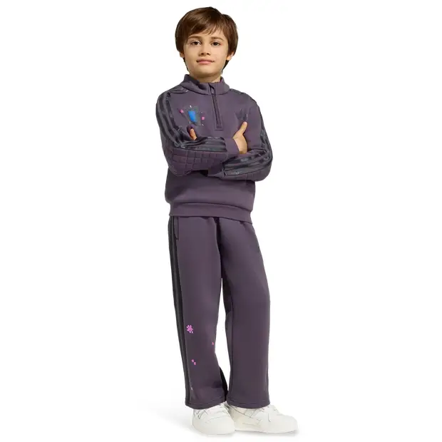 Minecraft Loose Crew Set Bambini - Tute da ginnastica Viola - - 128 CM - Jersey di cotone Purple