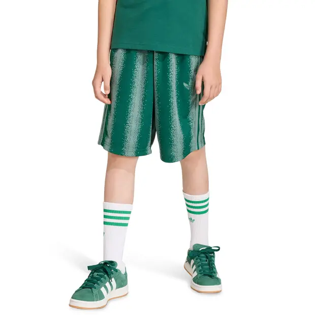 Minecraft Oversized Knee Length Shorts Bambini - Pantaloncini Verde - Mesh Green