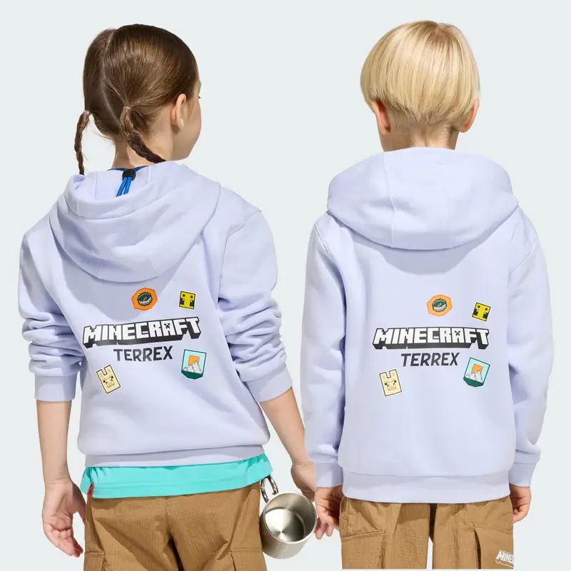 Minecraft Terrex Felpa con cappuccio Violet Tone miniatura 2