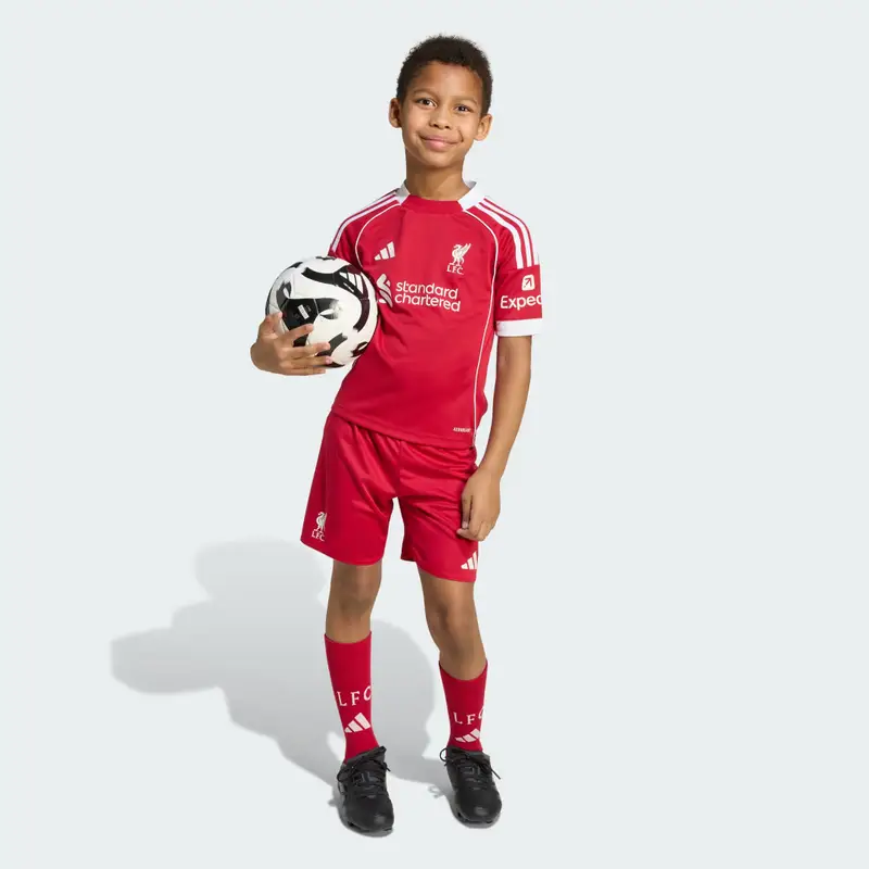 Mini Kit Bambini Liverpool FC 25/26 Home Strawberry Red miniatura 3
