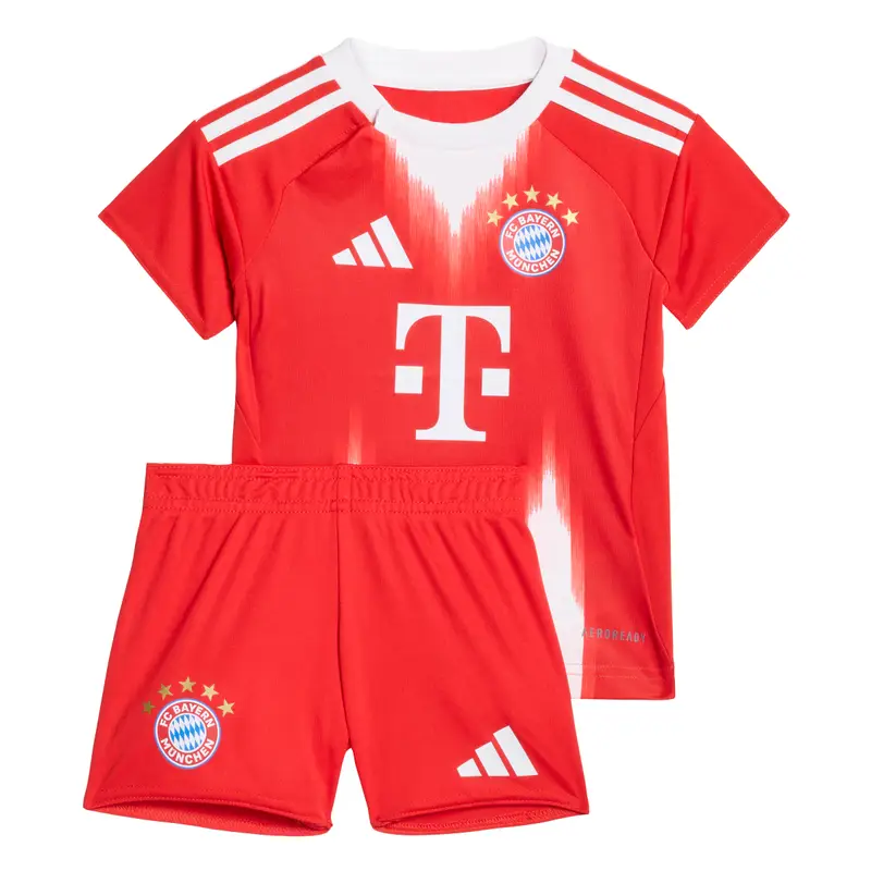 Mini kit casa bambino Bayern Monaco 2025/26 Rouge