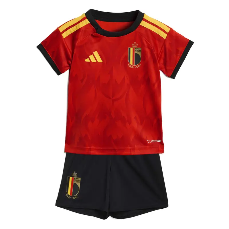 Mini-kit Casa bebè Belgio Coupe du Monde 2026 Rouge