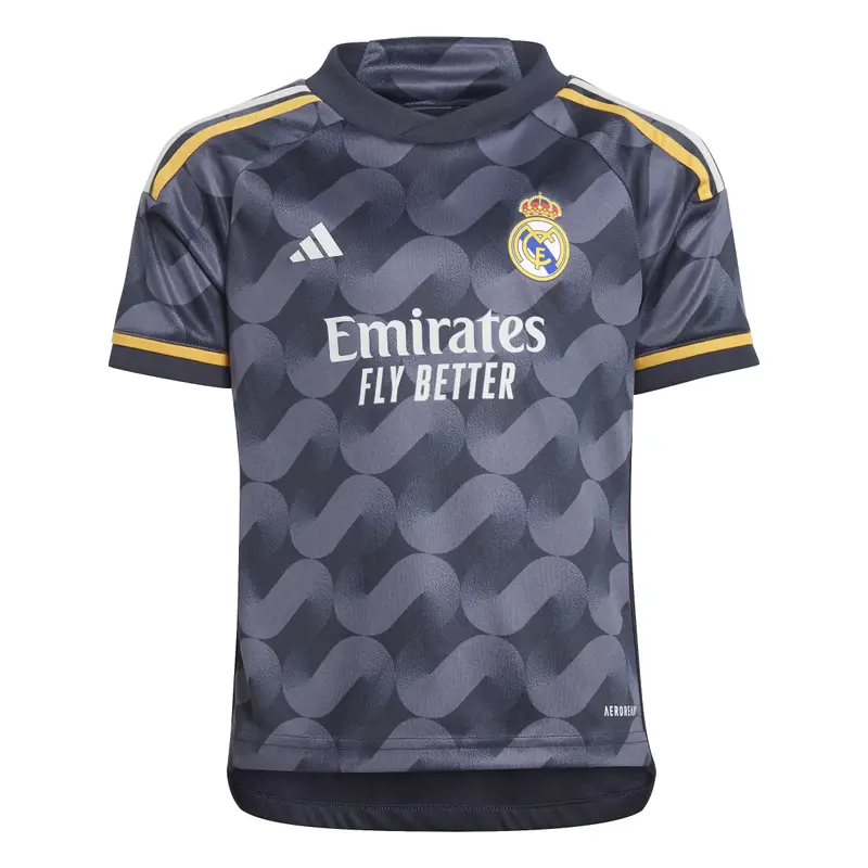 Mini kit domestico per neonati Real Madrid 2023/24 Noir