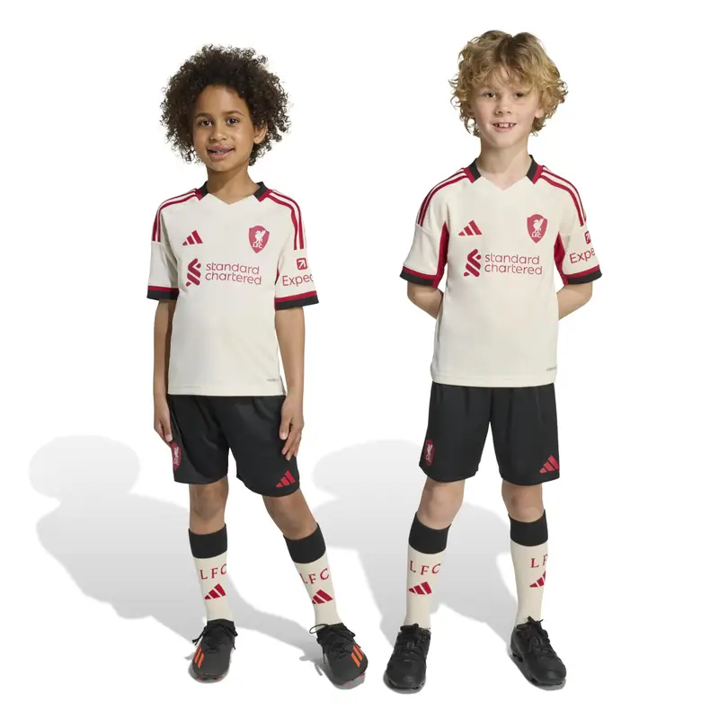Mini kit Esterno bambino Liverpool FC 2025/26 Blanc