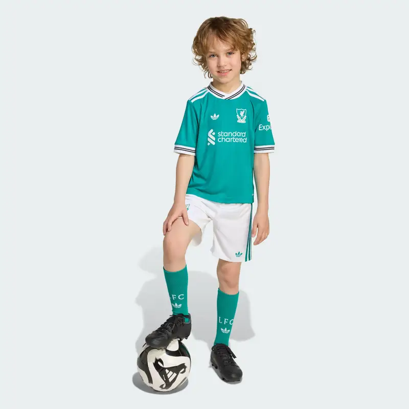 Mini Kit Liverpool FC 25/26 Bambini Sea Green miniatura 3