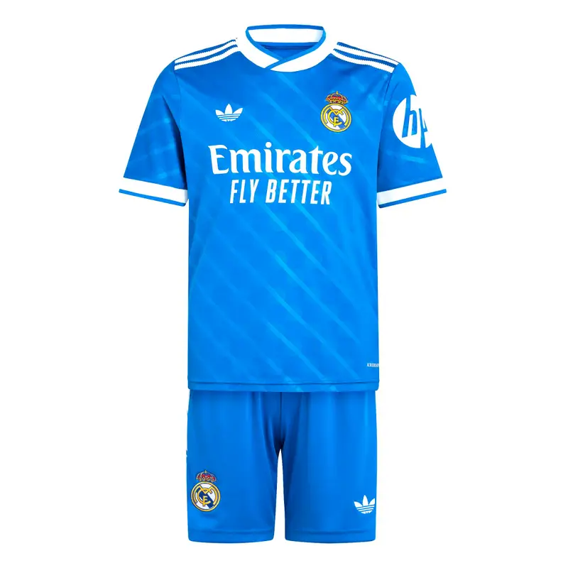 Mini kit terzo bambino Real Madrid 2025/26 Bleu