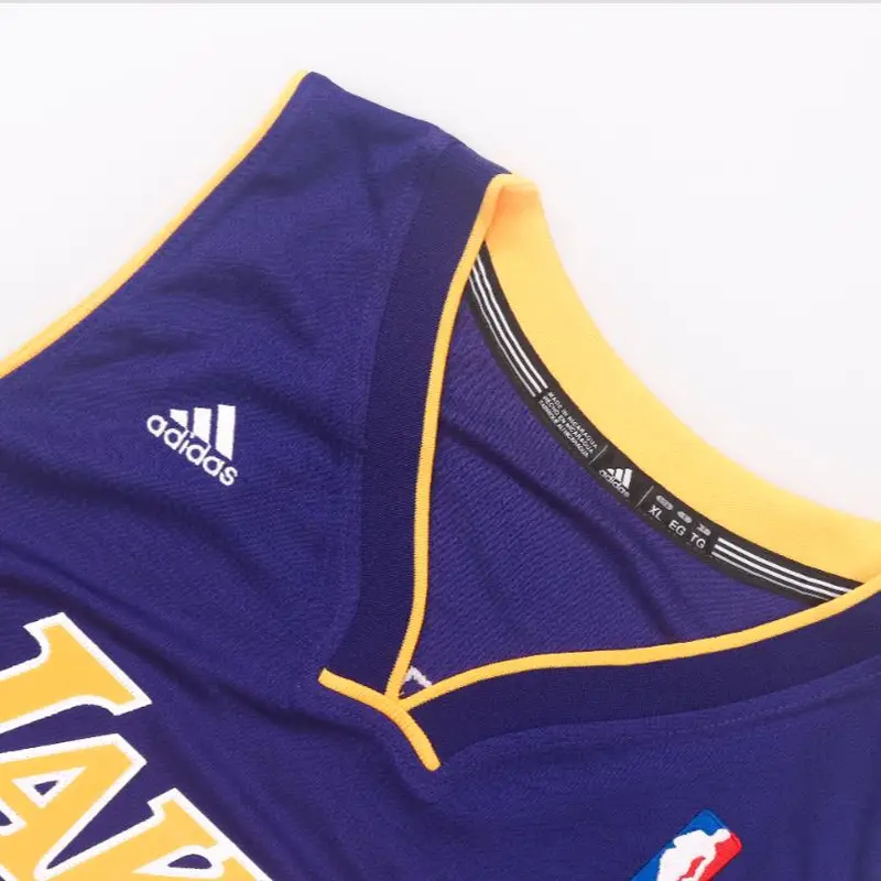 NBA Stagione 12-13 Dwight Howard Los Angeles Lakers Viola Trasferta Swingman Ricamata Edizione Fan Maglia da Basket Unisex 7912A-302-K91857 XL miniatura 2
