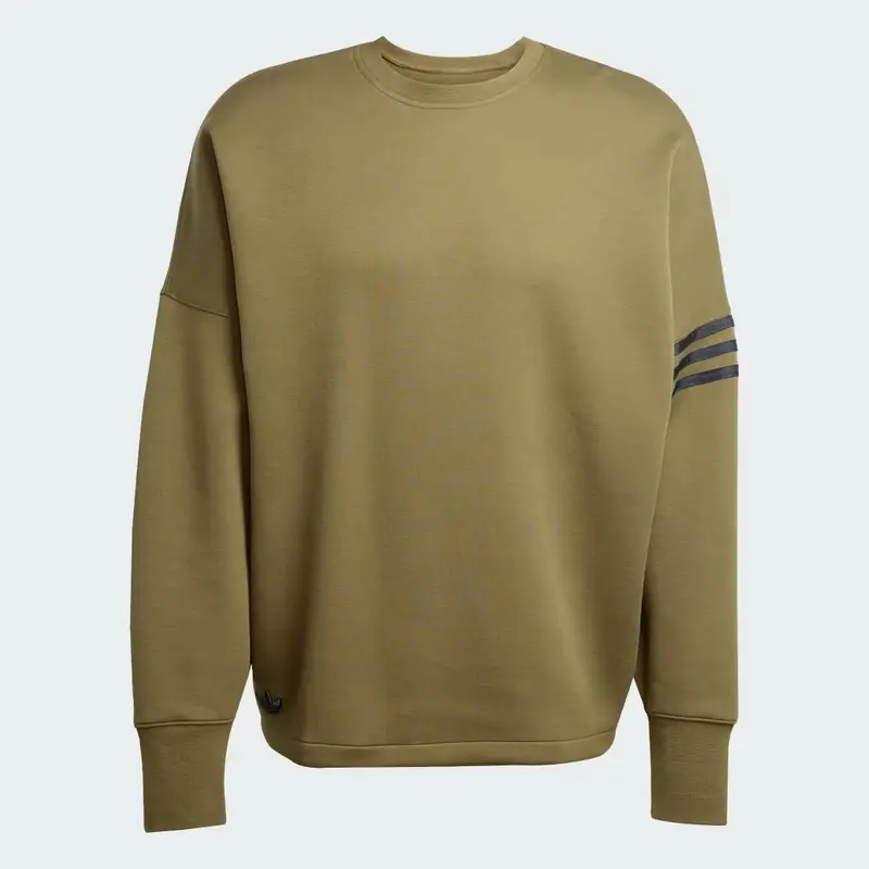 Neuclassics Girocollo oversize a maniche lunghe Focus Olive miniatura 4