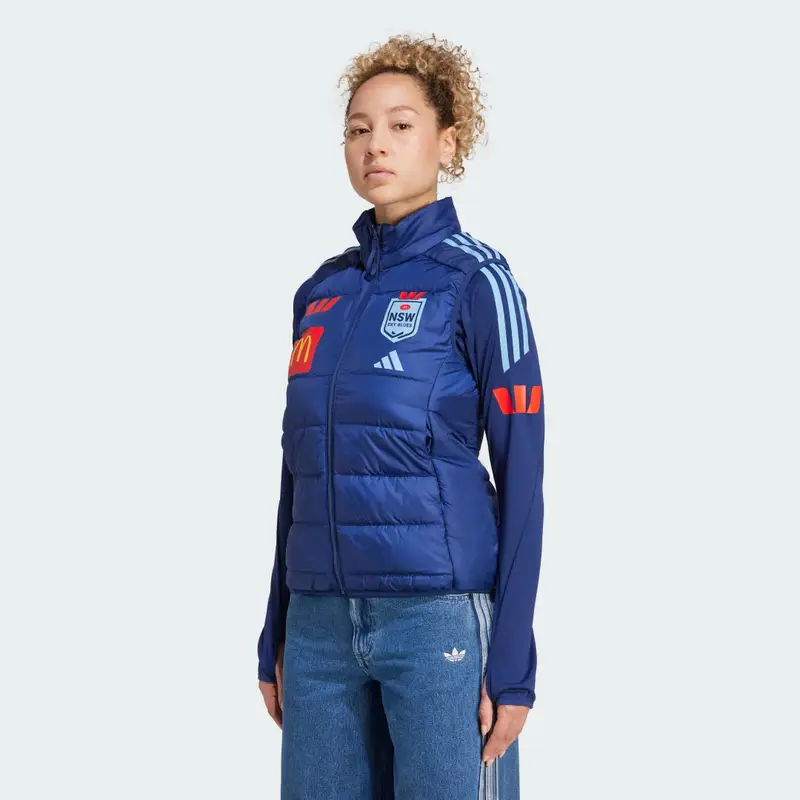 New South Wales Light Down Vest Dark Blue