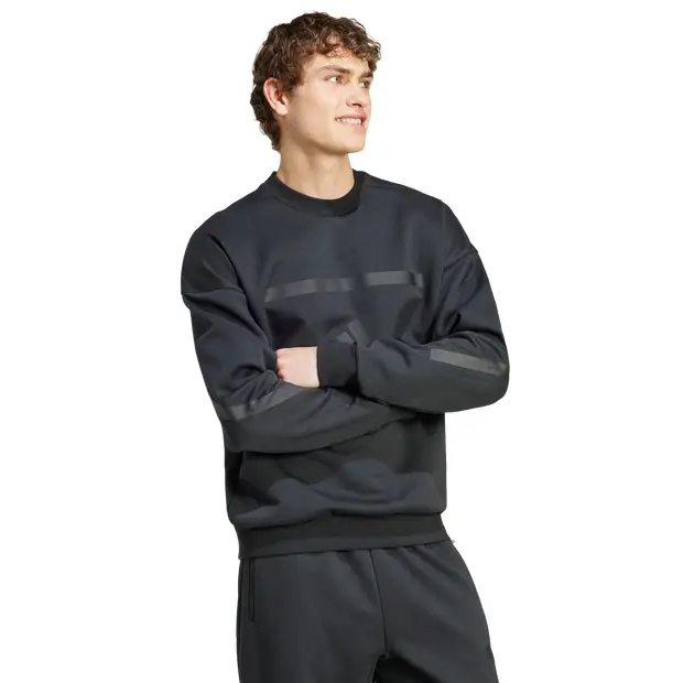New Z n e Sweatshirt Uomo - Felpe Nero - Mesh Black
