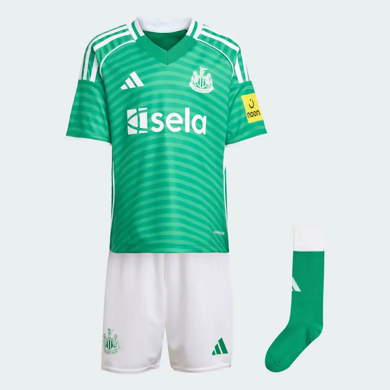 Newcastle United FC 25/26 Kit Trasferta Bambini Team Green