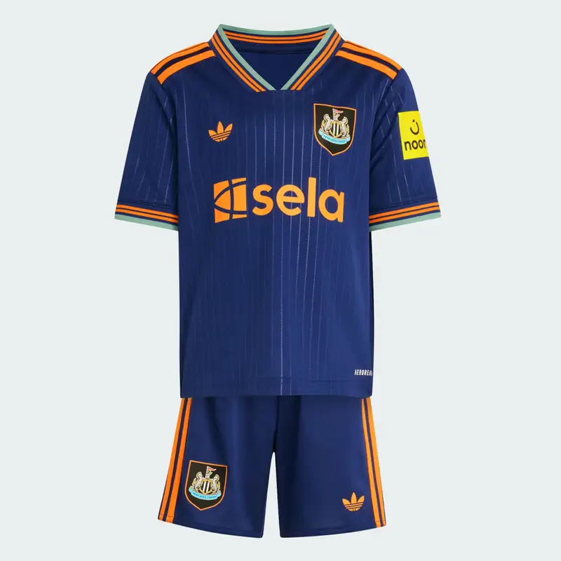 Newcastle United FC 25/26 Terzo Mini Kit Bambini Victory Blue