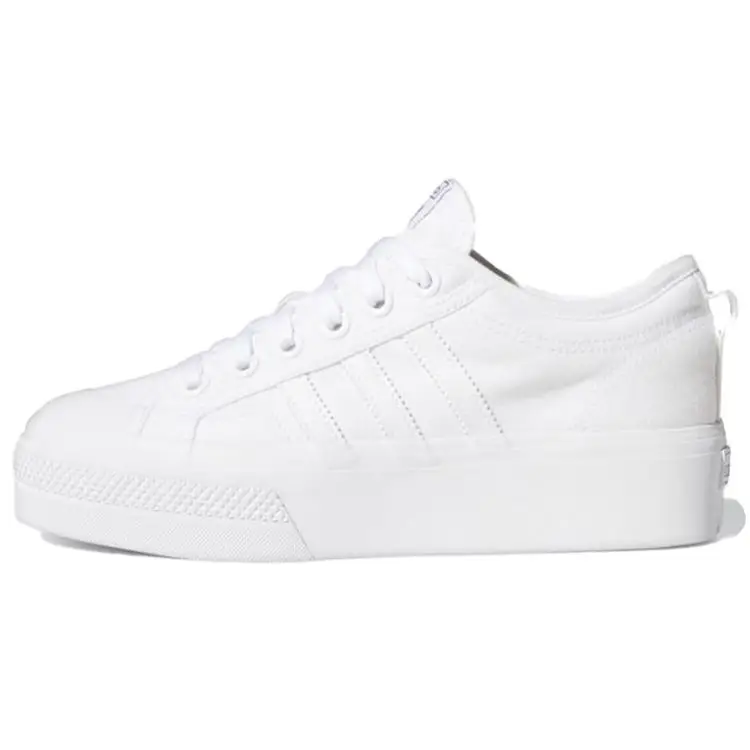 Adidas Sneakers Donna Nizza Platform Triple bianco