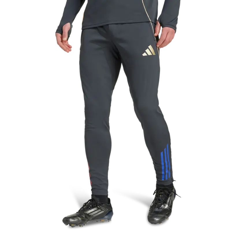 Adidas Olympic Lyon male Pantaloni - Grigio - Poly Fleece - Foot Locker