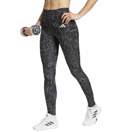 Optime Essentials Stash Pocket Full Length W - leggings fitness - donna Black