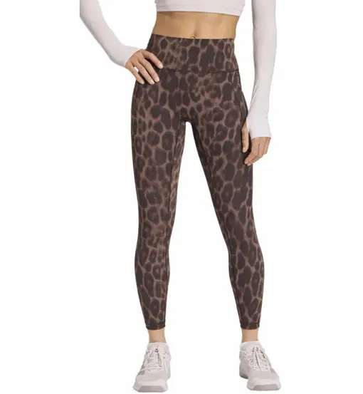 Optime Power Leopard 7/8 W - leggings fitness - donna Brown