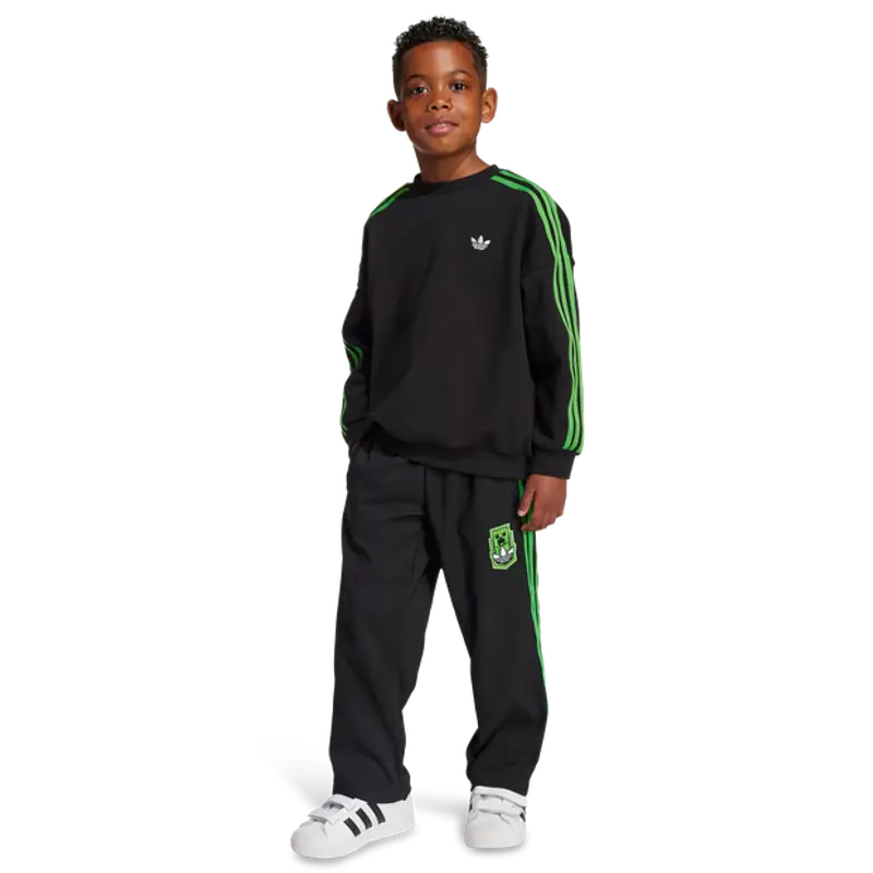 Adidas Orginals X Minecraft unisex Tute da ginnastica - Nero - Jersey di cotone - Foot Locker