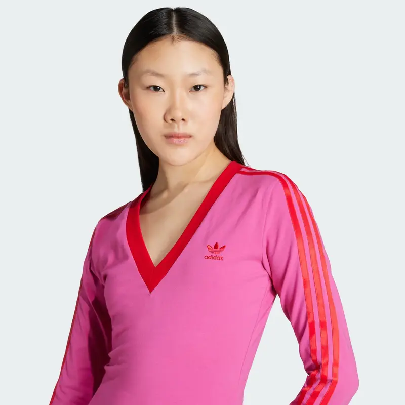 ADIDAS ORIGINALS Abito 'Adicolor Classics' fucsia / rosso miniatura 3