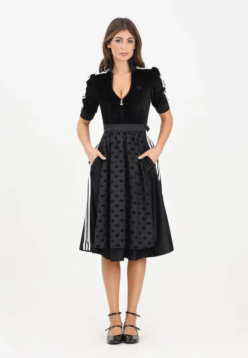 Abito midi DIRNDL nero da donna miniatura 2