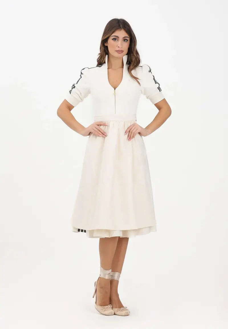 Abito midi DIRNDL panna da donna miniatura 2