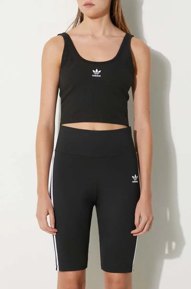 adidas Adicolor Classics High-Waisted Short Tights Black GN2842 Nero