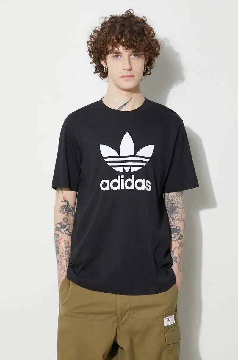 adidas Adicolor Trefoil Tee Black IU2364 Nero