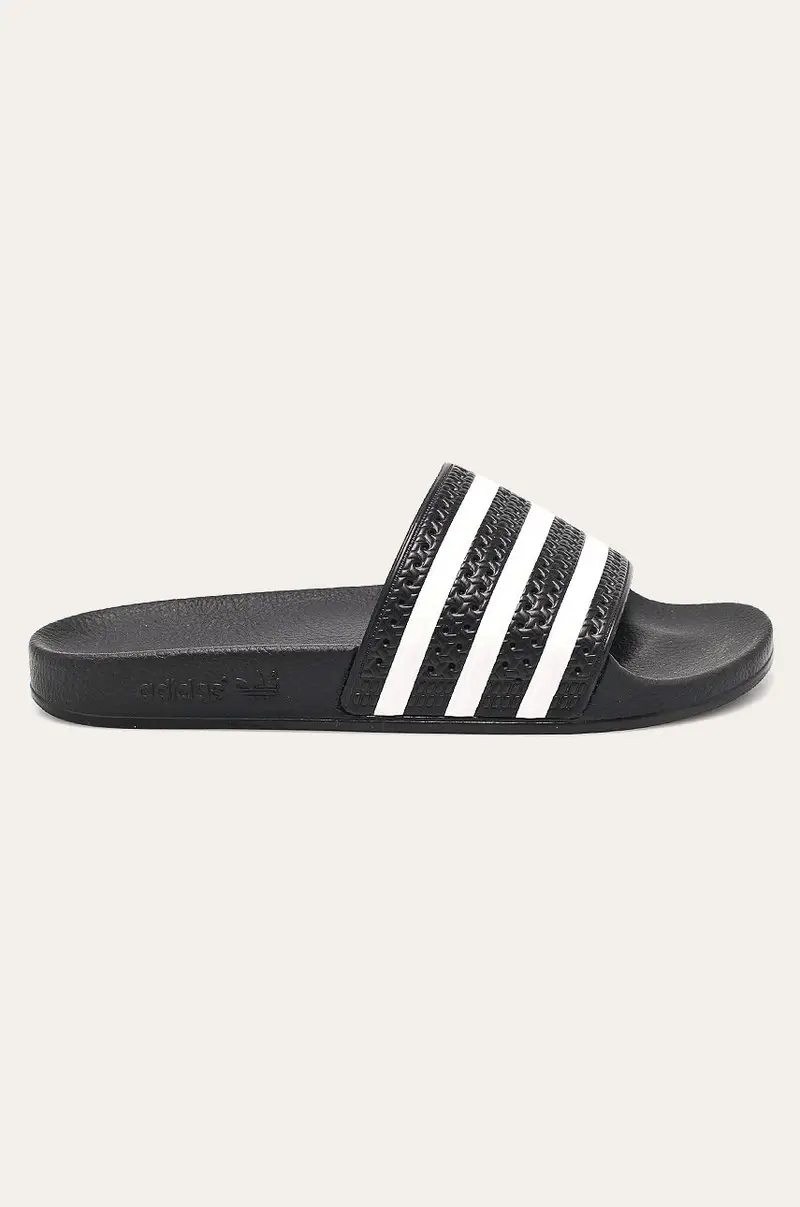 adidas Adilette Slides Black White 280647 Nero