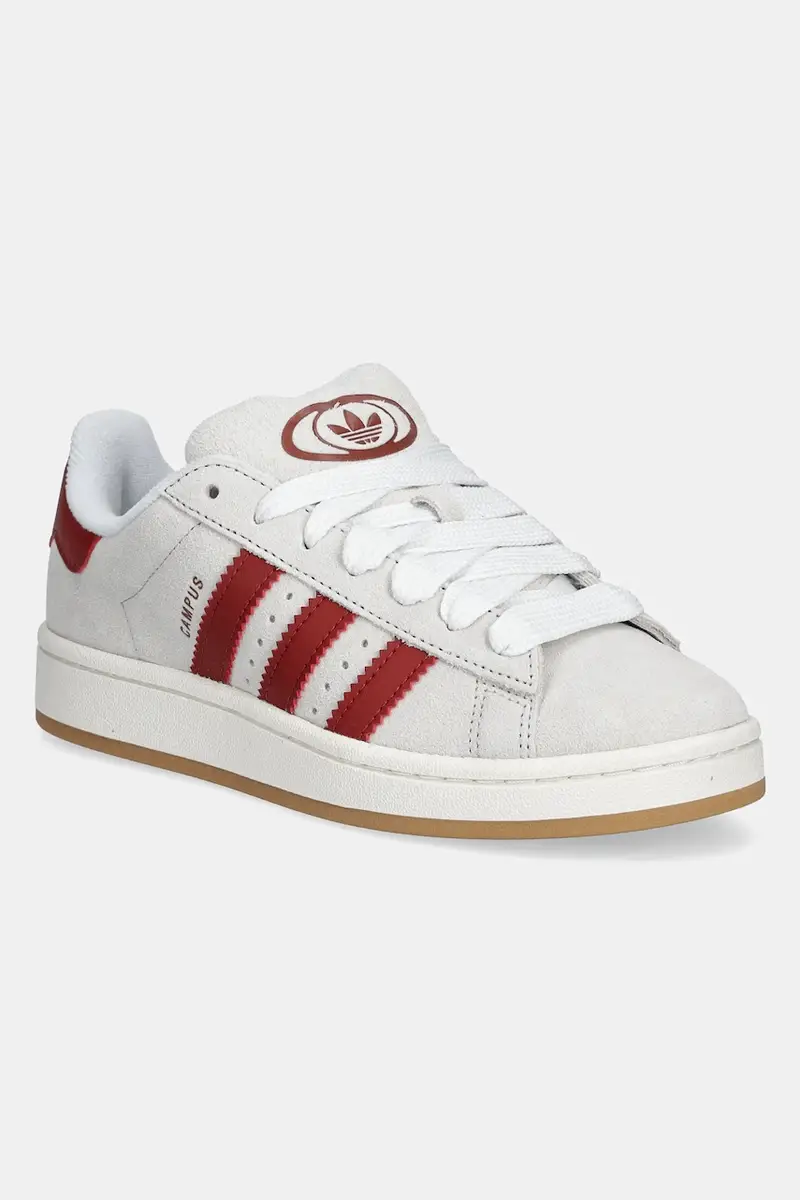 adidas Campus 00s Crystal White Preloved Ruby JQ7783 Bianco
