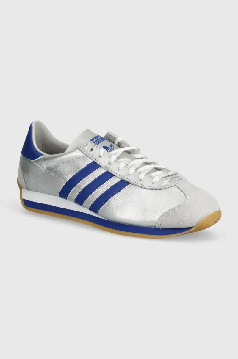 adidas Country OG Matte Silver Bright Blue Cloud White IE4230 Argento