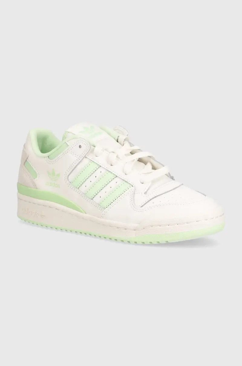 adidas Forum Low CL Cloud White / Semi Green Spark / Cloud White IG1427 Bianco