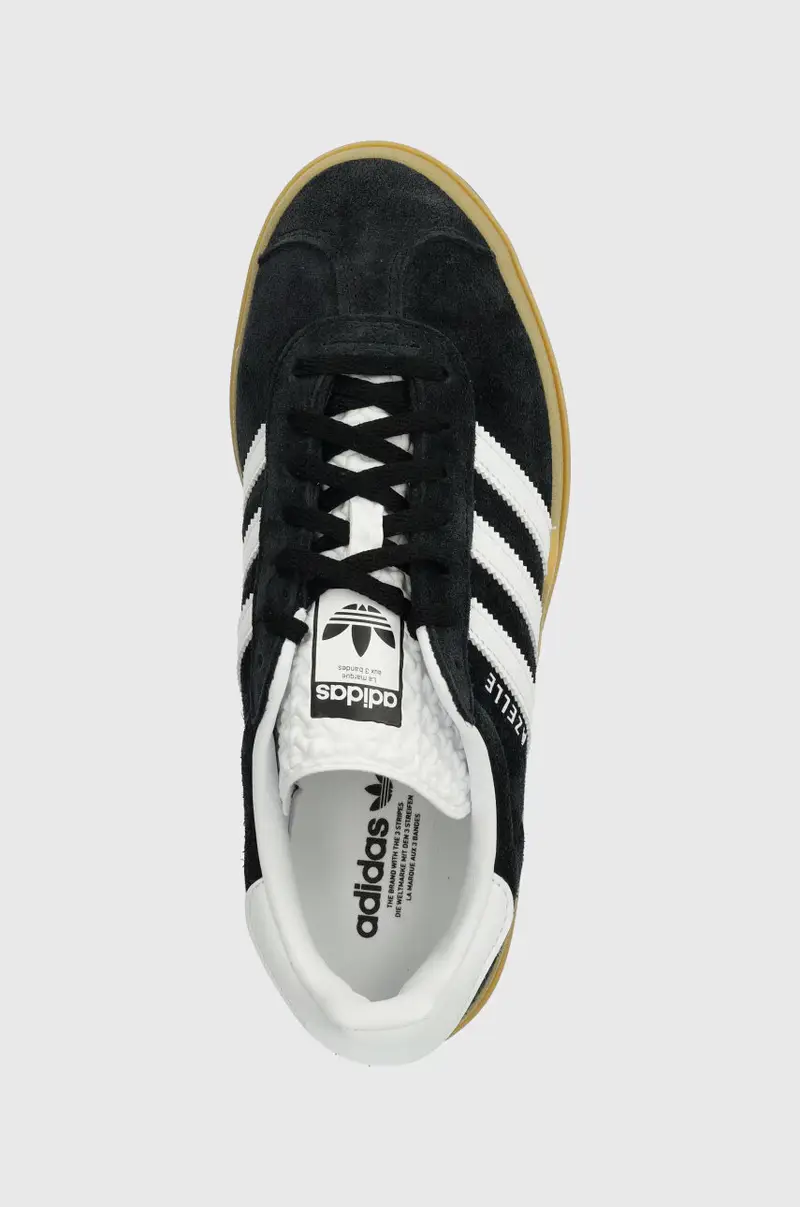 adidas Gazelle Bold Core Black / Cloud White / Cloud White IE0876 Nero miniatura 4