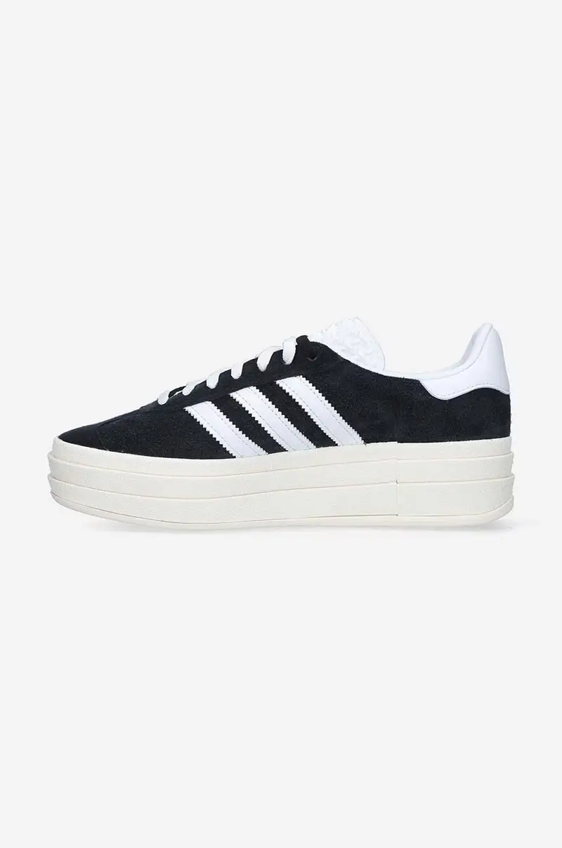 adidas Gazelle Bold Core Black / White / Core White HQ6912 Nero miniatura 3