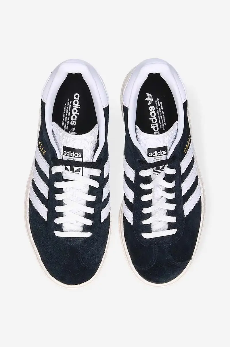 adidas Gazelle Bold Core Black / White / Core White HQ6912 Nero miniatura 4