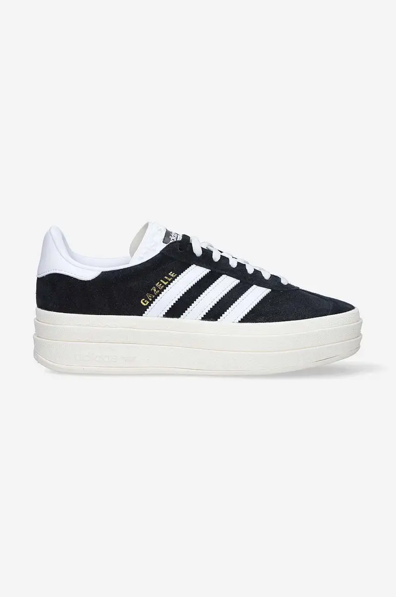 adidas Gazelle Bold Core Black / White / Core White HQ6912 Nero