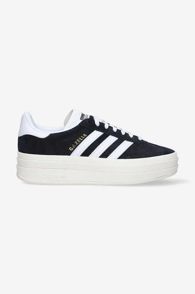 adidas Gazelle Bold Core Black White HQ6912 Nero