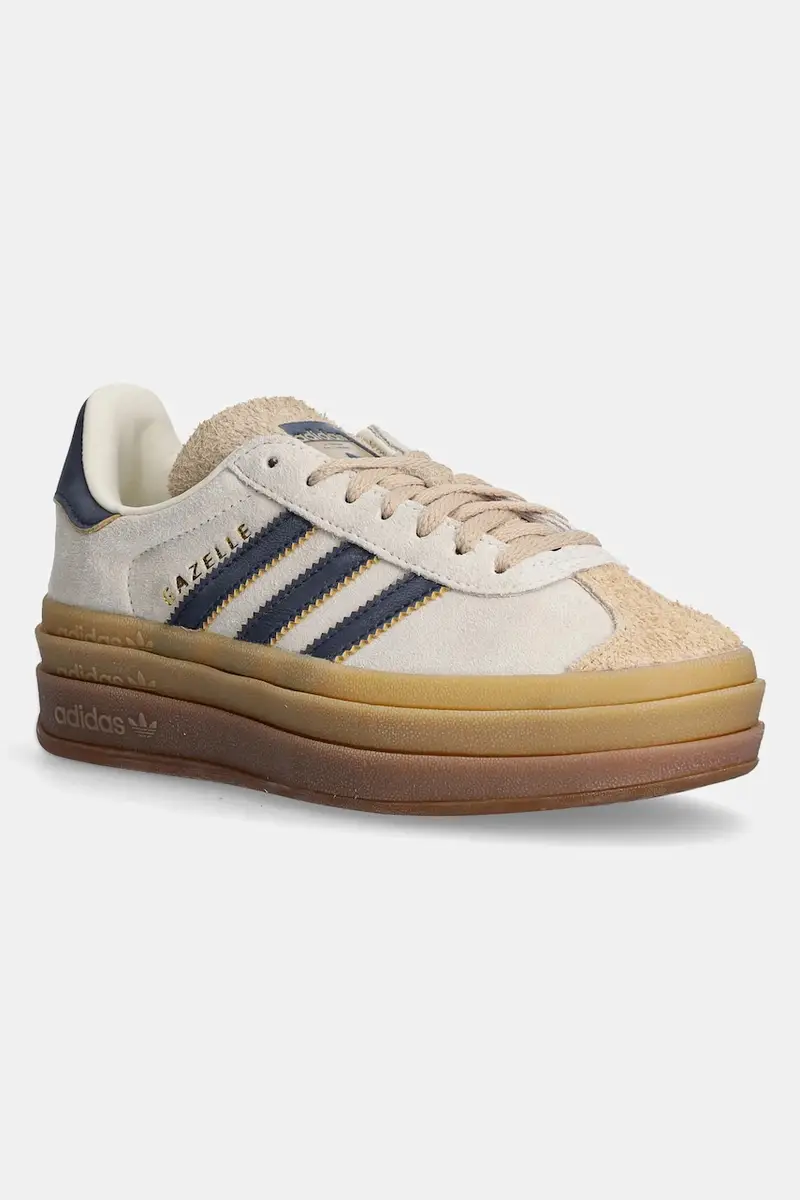 adidas Gazelle Bold Cream Night Indigo JQ5126 Beige