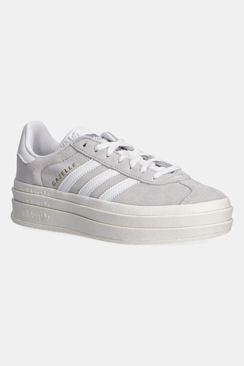 adidas Gazelle Bold Grey White HQ6893 Grigio