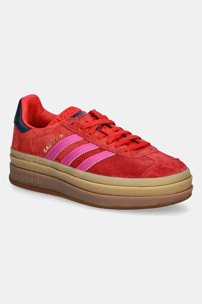 adidas Gazelle Bold Red Semi Lucid Fuchsia JH9665 Rosso