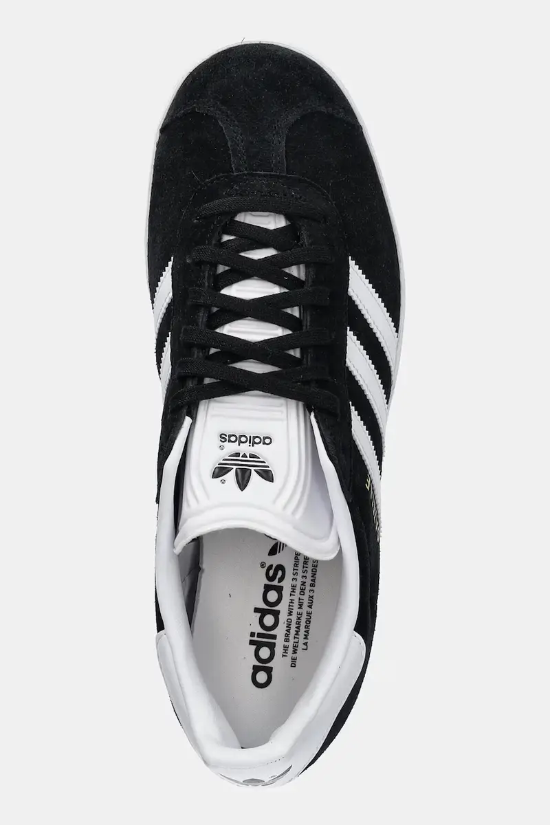 adidas Gazelle Core Black / White / Gold Metallic BB5476 Nero miniatura 4