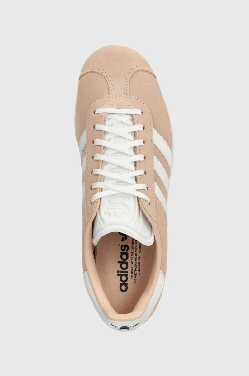 adidas Gazelle Halo Blush / Cloud White / Core Black ID7006 Arancione miniatura 4