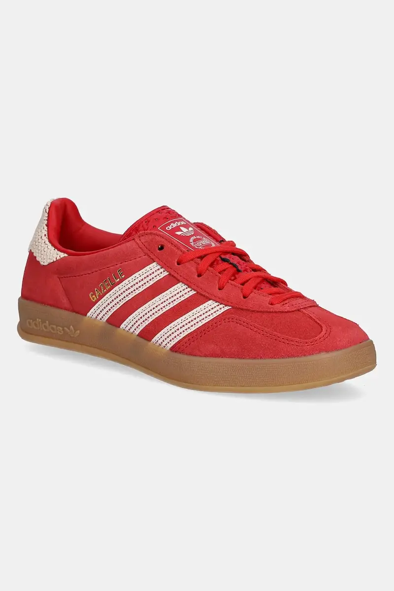 adidas Gazelle Indoor Better Scarlet Wonder White Gum JI2756 Rosso