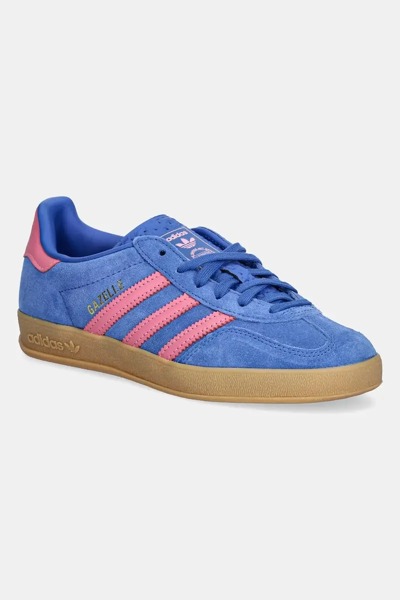 adidas Gazelle Indoor Blue Bliss Pink JS4144 Blu