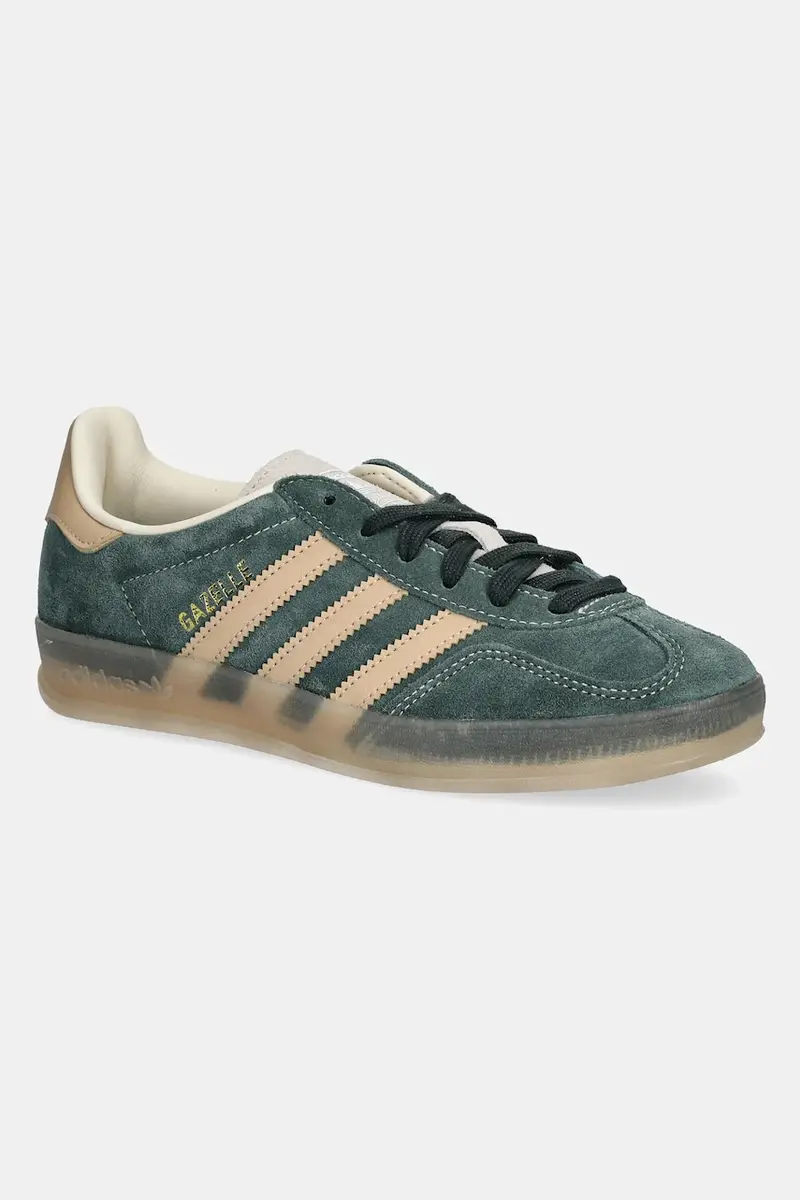adidas Gazelle Indoor Shadow Green Warm Sandstone JH5402 Verde